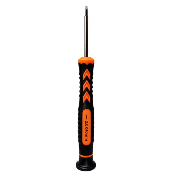 Flathead 2.0 mm Slotted Precision Screwdriver Flat Blade Magnetic Tip Rotating Cap Repair Tool 40mm Blade Length