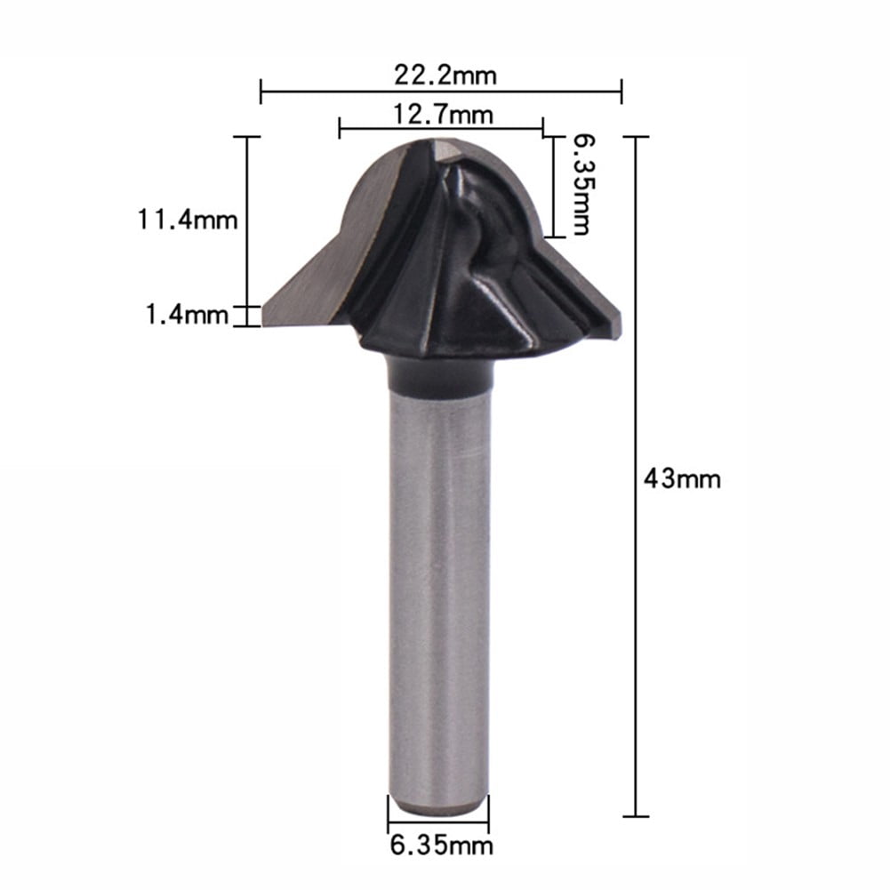 Cutter Bottom Plate Slotting 90 degree round bottom V-shaped woodworking milling cutter ...