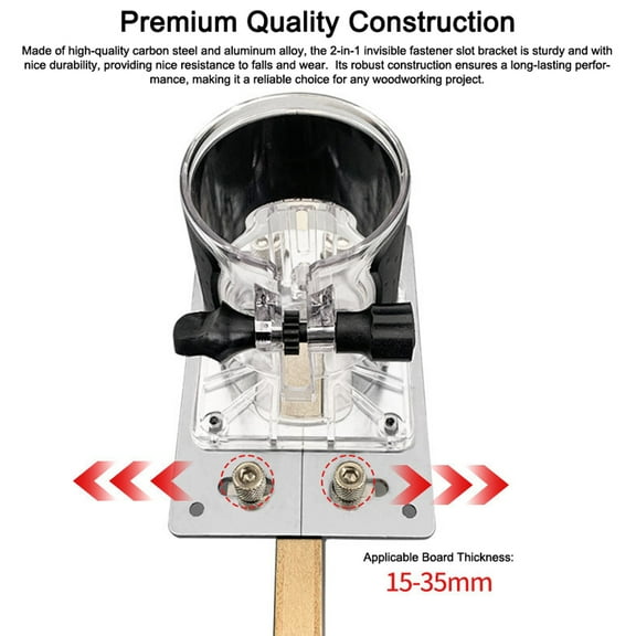 Slotting Bracket,With Cutter Cabinet 2 In 1 Invisible Router 65mm Cutter Cabinet Furniture Locator With Cutter 65mm Locator With Xinzy Wood Router Dsfen Router Tool 65mm Hxber Mewmewcat