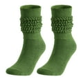 thumbnail image 1 of Slouch Sock for Women Under 5$, Green Sustainable Fashion Baberdicy Medium High Tube Bubble Socks Fashionable And Versatile Socks Men And Women Socks of The Same Style, 1 of 3