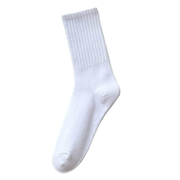 Slouch Sock for Women Under 5$, White 1 Sustainable Fashion Baberdicy Womens Socks Solid Color Socks Colorful Lightweight Cotton Pile Socks Athletic Socks