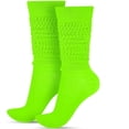 thumbnail image 1 of Slouch Socks 80s Neon Knee High Socks for Womens/Girls St. Patrick's Green Socks(Sock Height 13.78-14.96in), 1 of 5