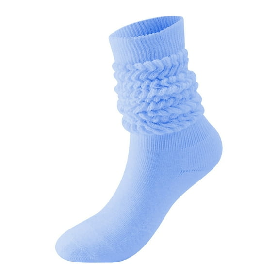 Slouch Socks Women - Thigh High Boot Socks, Soft Scrunch, Cotton Spandex