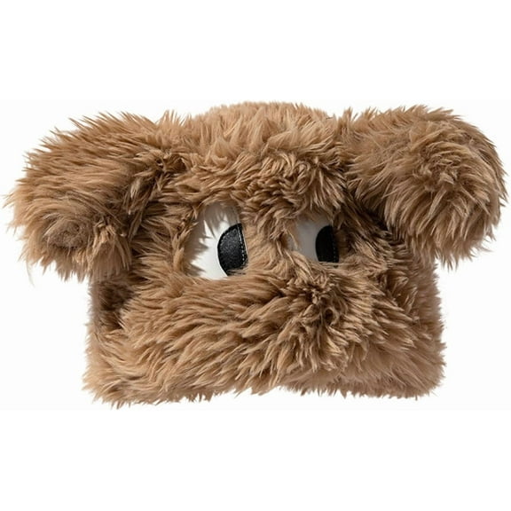 Slouchy Beanie Hat Womens Fashion Bucket Hat Outdoor Fisherman Bucket Hat Soft Faux Fur Warm Winter Hats Cold Weather