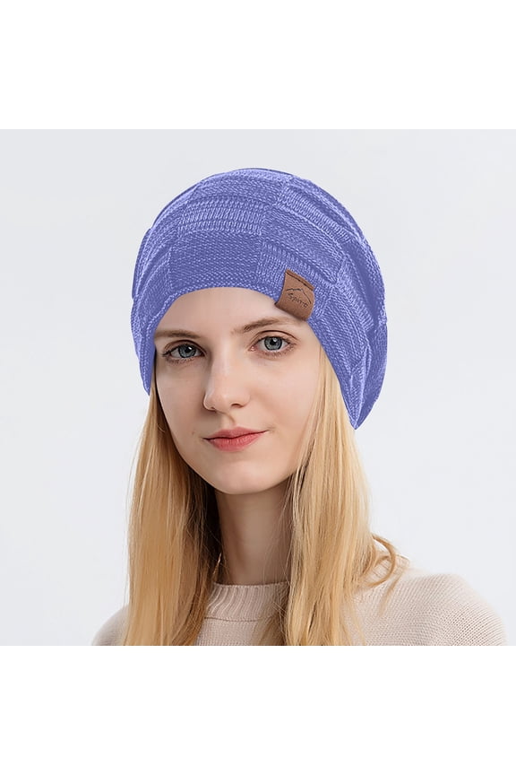 Slouchy Beanie for Men Winter Hats for Guys Cool Beanies Mens Lined Knit Warm Thick Skully Stocking Binie Hat