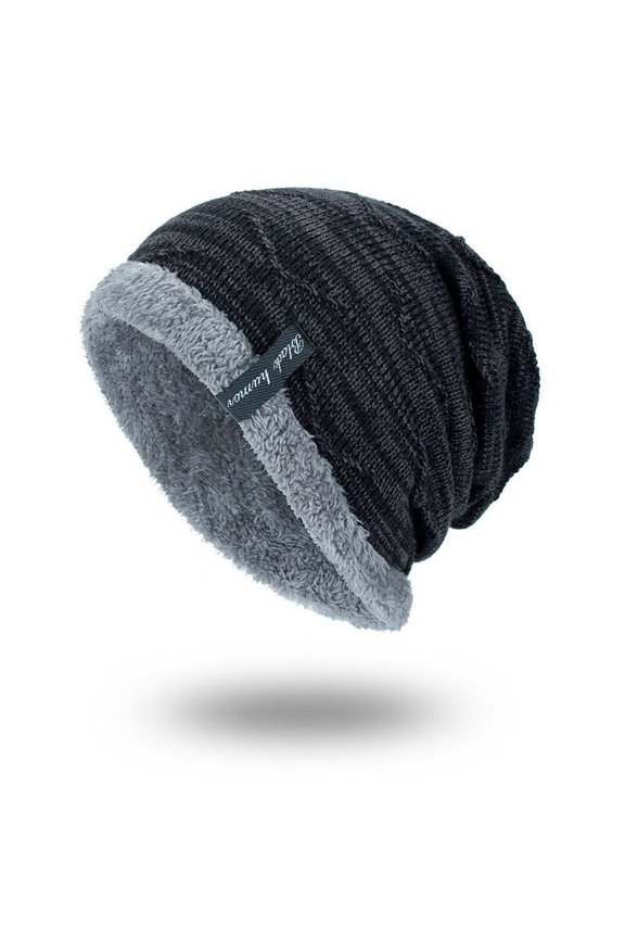 Slouchy Beanie for Men Winter Hats for Guys Cool Beanies Mens Lined Knit Warm Thick Skully Stocking Binie Hat