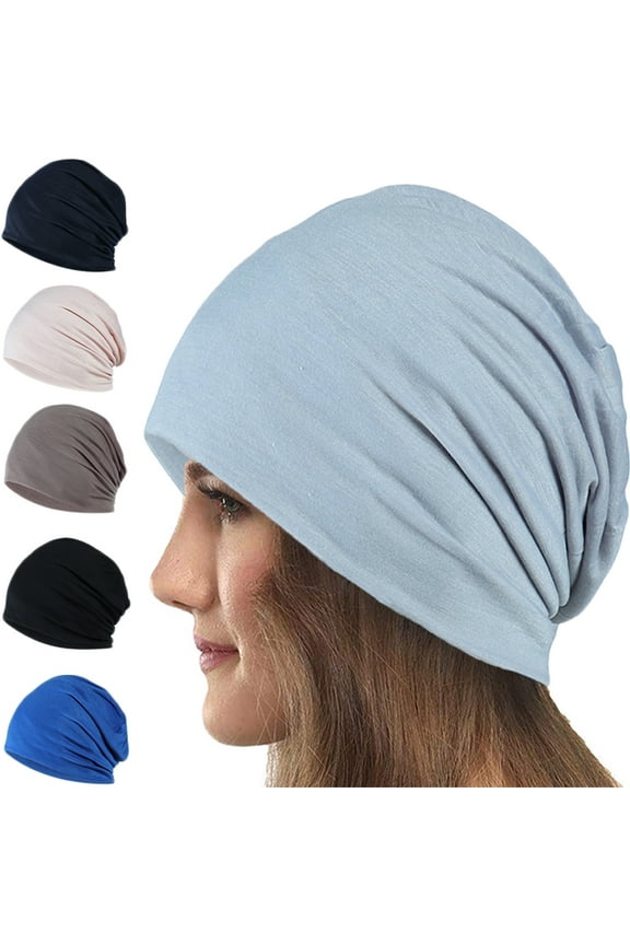 Slouchy Beanie for Men & Women, Oversize Thin Skull Cap Large Beanie Hip-Hop Hat for All Seasons