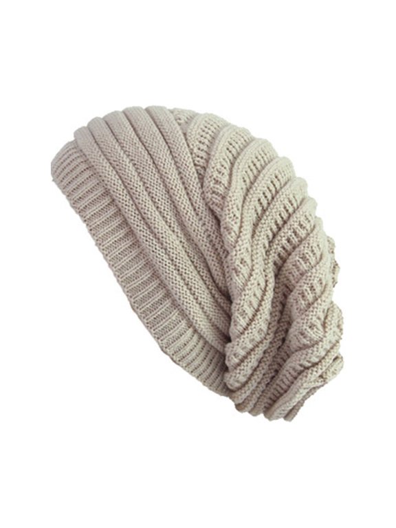 Slouchy Beanie for Women Winter Hat Warm Slouch Oversized Soft Chunky Cable Knit Beanies for Cold Weather