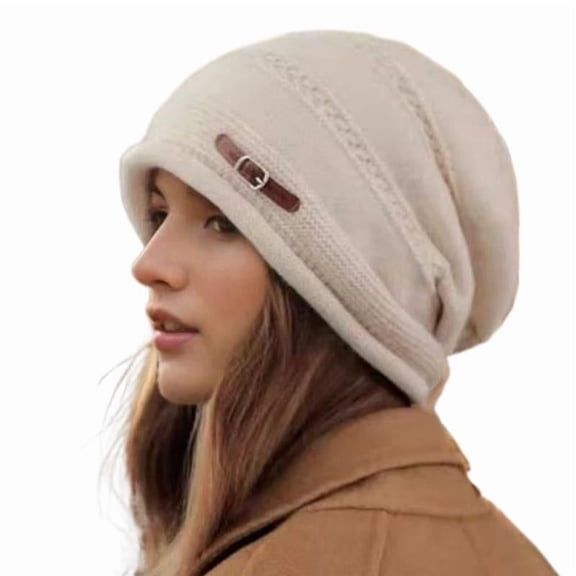 Slouchy Beanie for Women Winter Soft Knit Hat, Slouch Knitted Skull Cap