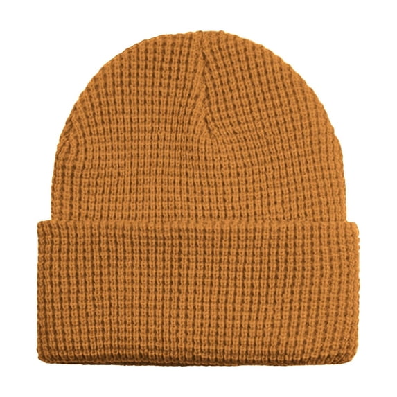 Slouchy Beanies for Women Beanie Knit Earflap Hats Thermal Beanie Warm Fleece Lined Beanie Hat Beanie with Snowboard Beanie Snow Beanie Winter Hats Brown One Size