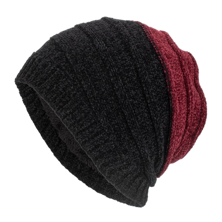 Slouchy Beanie Winter Knit Hat Cuffed Warm Lightweight Soft Beanie Cap LSQii Mens Womens Beanie Unisex Slouchy Loose Fit Knitted  main image 2