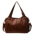 thumbnail image 1 of Slouchy Handbag Large Shoulder Crossbody Bag Women's PU Leather Shopper Bag with Multiple Pockets for Daily Use, 1 of 9