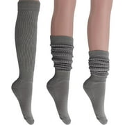 Slouchy Socks for Women Pack 3 Pairs Cotton Shoe Size 5 to 10 Black from AWS/American Made