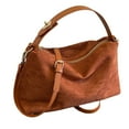 thumbnail image 1 of Slouchy Suede Cloud Shoulder Bags for Women Lightweight Crossbody Bag Purse Top handle Satchels Tote Handbags Brown, 1 of 5