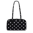 thumbnail image 1 of Slouchy Tote Bags Polka Dot Nylon Bowler Bag for Women Hobo Bags Large Shoulder Bag for Travel Work College, 1 of 8