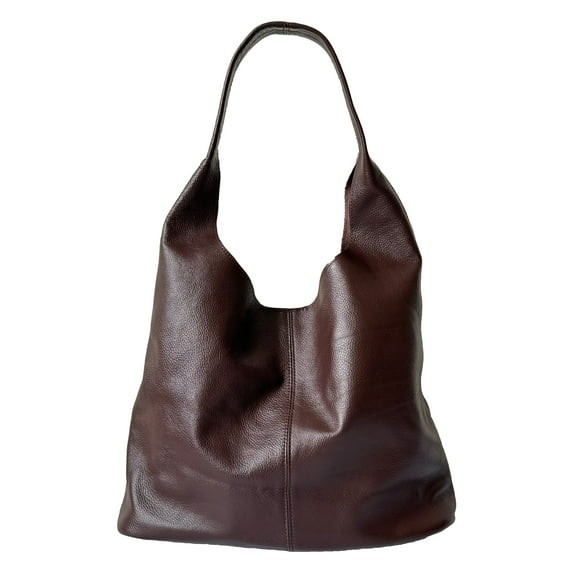 Slouchy Tote Bags for Women, Soft Leather Women's Bag, Large Hobo Bag, Simple Underarm Bag, Top Handle Handbag