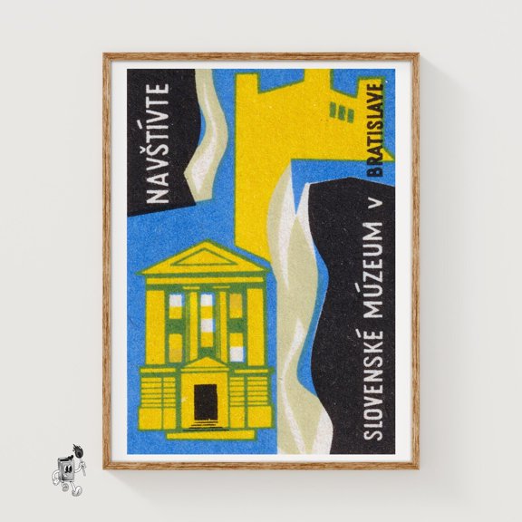 Slovak Museum Czech Matchbox Wall Art Decor Unframed Paper Print