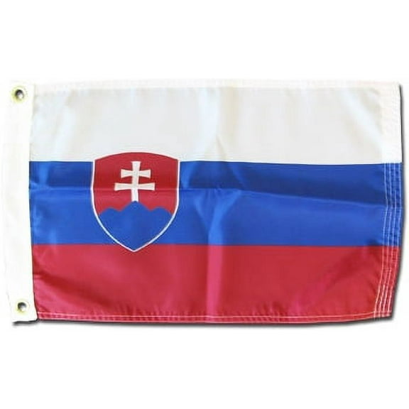 Slovakia - 12"X18" Nylon Flag