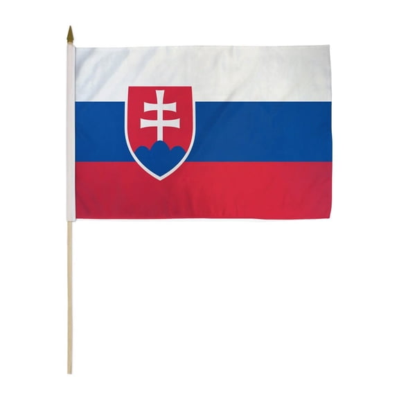 Slovakia 12x18in Stick Flag
