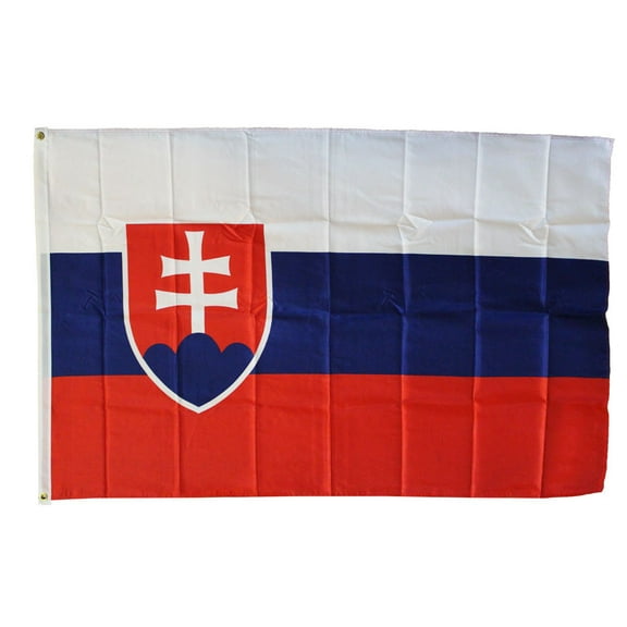 Slovakia - 3'X5' Polyester Flag