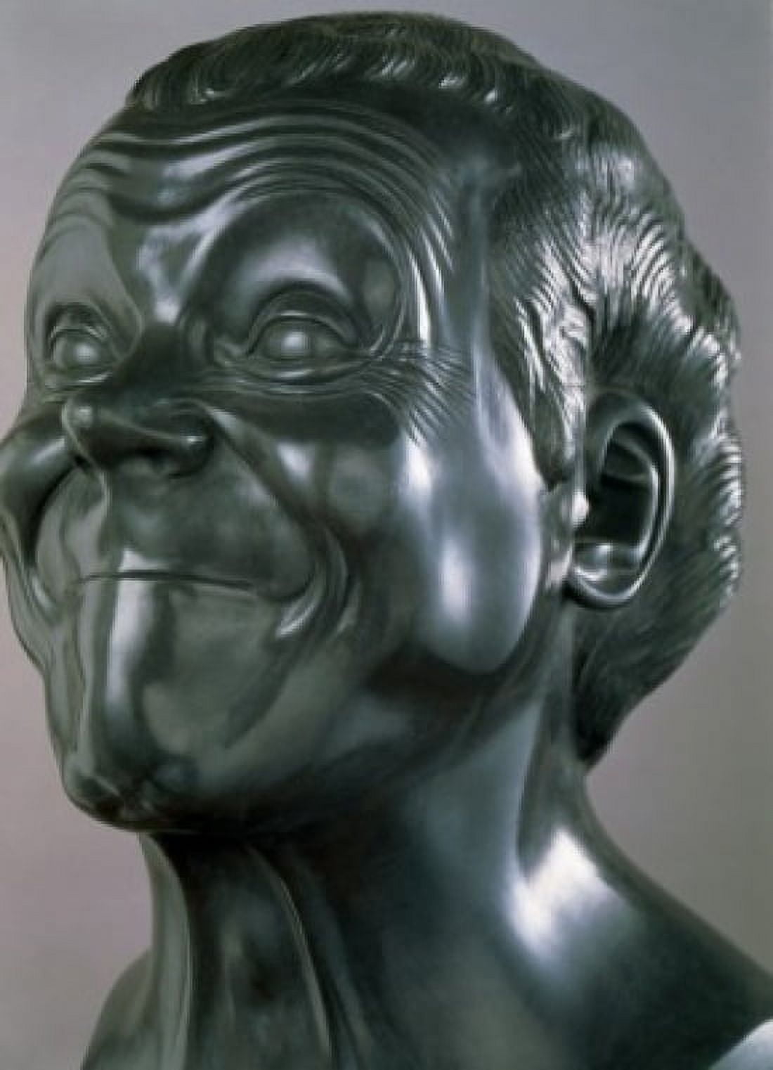 Slovakia Bratislava Galerie Nationale Slovaque Heads of Characters Satirical Person by Franz Xaver Messerschmidt (1736-1783) Canvas Art - Franz Xaver Messerschmidt (24 x 36)