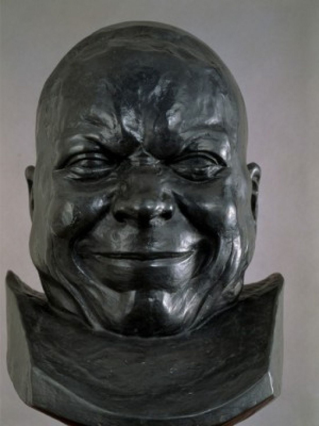 Slovakia Bratislava Galerie Nationale Slovaque Heads of Characters old Man With a Happy Smile by Franz Xaver Messerschmidt (1736-1783) Canvas Art - Galerie Nationale Slovaque (18 x 24)