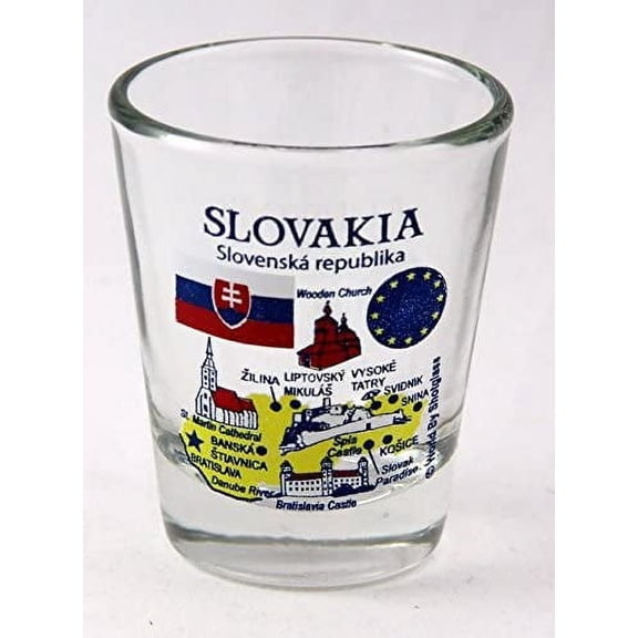 Slovakia EU Series Landmarks and Icons Shot Glass