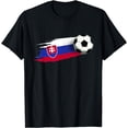 thumbnail image 1 of Slovakia Flag Jersey Slovak Soccer Team Slovak T-Shirt mens t shirt，black，women，funny，misfits，men，journey，t-shirt, 1 of 4