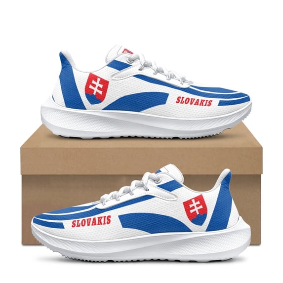 Slovakia Flag Running Shoes Men Women Designer Cushioning Fitness Sneakers Shockproof Lightweight Casual Sneakers