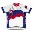 thumbnail image 1 of Slovakia Flag Short Sleeve Cycling Jersey  for Men - Size L, 1 of 3