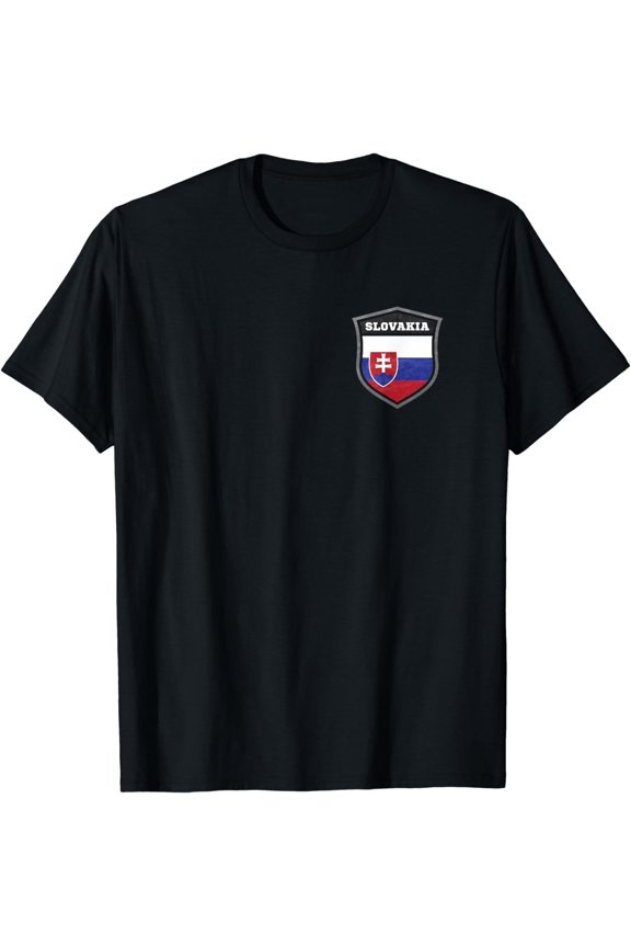 Slovakia Shield Logo Emblem T-Shirt mens t shirt,black,women,funny,misfits,men,journey,t-shirt