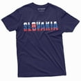 thumbnail image 1 of Slovakia T-shirt Slovensko Mens Womens T-shirt Patriotic Nation Tee shirt (Medium Navy Blue), 1 of 4