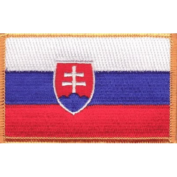 Slovakia iron-on embroidered patch