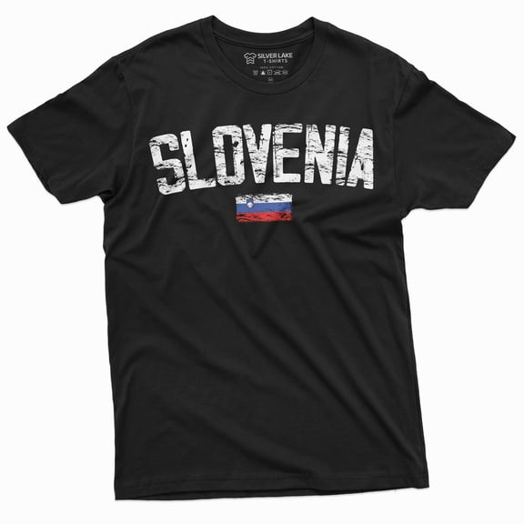 Slovenia T-shirt Slovenija Flag Mens Tee Shirt Nation Patriotic Tee Shirt
