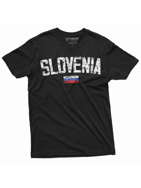 Slovenia T-shirt Slovenija Flag Mens Tee Shirt Nation Patriotic Tee Shirt