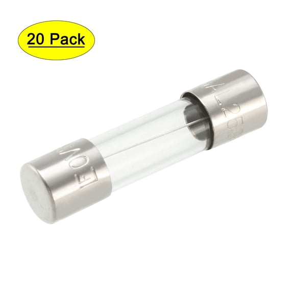 Slow Blow Glass Cartridge Fuse 5mm x 20mm 250V 3.15A 20Pcs