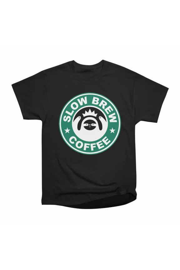 Slow Brew Coffee T-Shirt Tee Gift For Him Merch For Her Apparel For Friend