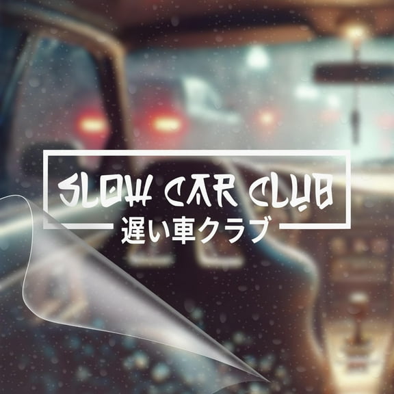 Slow Car Club - JDM Car Vinyl Decal Bumper Sticker for Car, Wall, Window, Vehicle, Weather Resistant