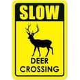 thumbnail image 1 of Slow Cat Crossing Sign - Caution Safety Signs, Warning Signs, Security Signs, Alt Room Decor, Indoor & Outdoor Signs for Home, Office, Work,16 X 12 Inch, 1 of 5