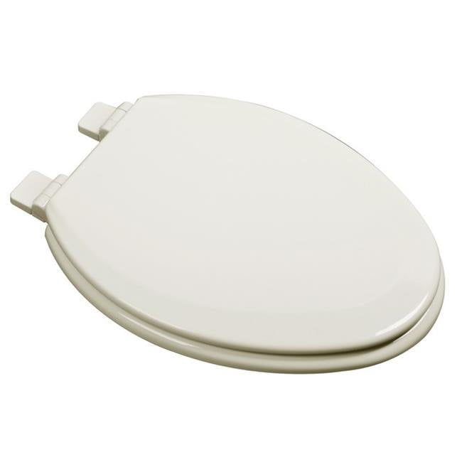 Slow Close Deluxe Molded Wood Elongated Toilet Seat, Bone