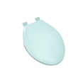 thumbnail image 1 of Slow Close Plastic Elongated Contemporary Design Toilet Seat with a Closed Front and Release 'N' Clean Hinge, Dresden Blue, 1 of 3