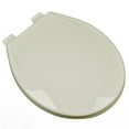 thumbnail image 1 of Slow Close Plastic Round Front Contemporary Design Toilet Seat, Bone, 1 of 1