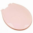 thumbnail image 1 of Slow Close Plastic Round Front Contemporary Design Toilet Seat, Venetian Pink, 1 of 1