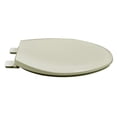 thumbnail image 1 of Slow Close Premium Plastic Elongated Toilet Seat, Bone, 1 of 1