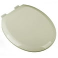 thumbnail image 1 of Slow Close Premium Plastic Round Toilet Seat, Bone, 1 of 1