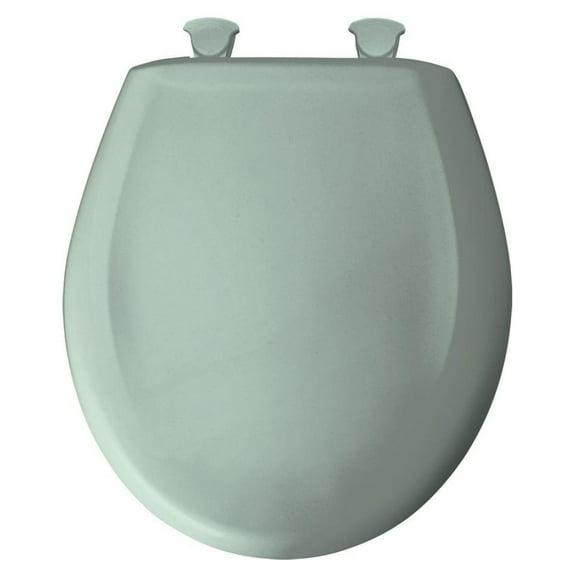 Slow Close Toilet Seat, Round Front, Seafoam - 200SLOWT 455 Lift-Off - Easy Clean & Install, Durable Plastic, STA-TITE Fastening System, Quiet Close for Bathroom