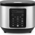 thumbnail image 1 of Slow Cook Rice Cooker and Brown Rice Cooker with Lift-Out Pot Handles and Silicone Storage Lid, 1 of 3