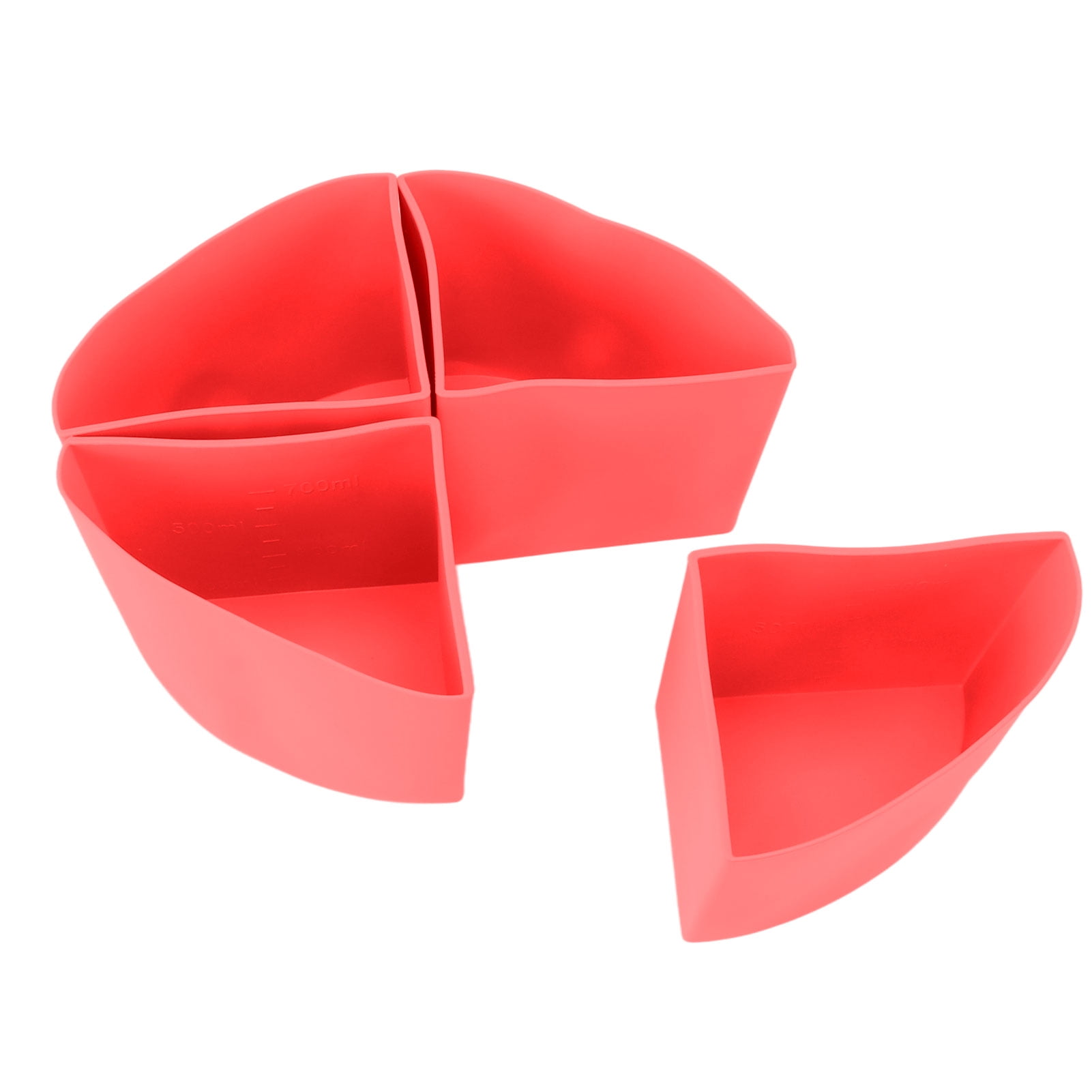 Slow Cooker Divider Liner 4 in 1 Silicone Reusable Leakproof Cooking