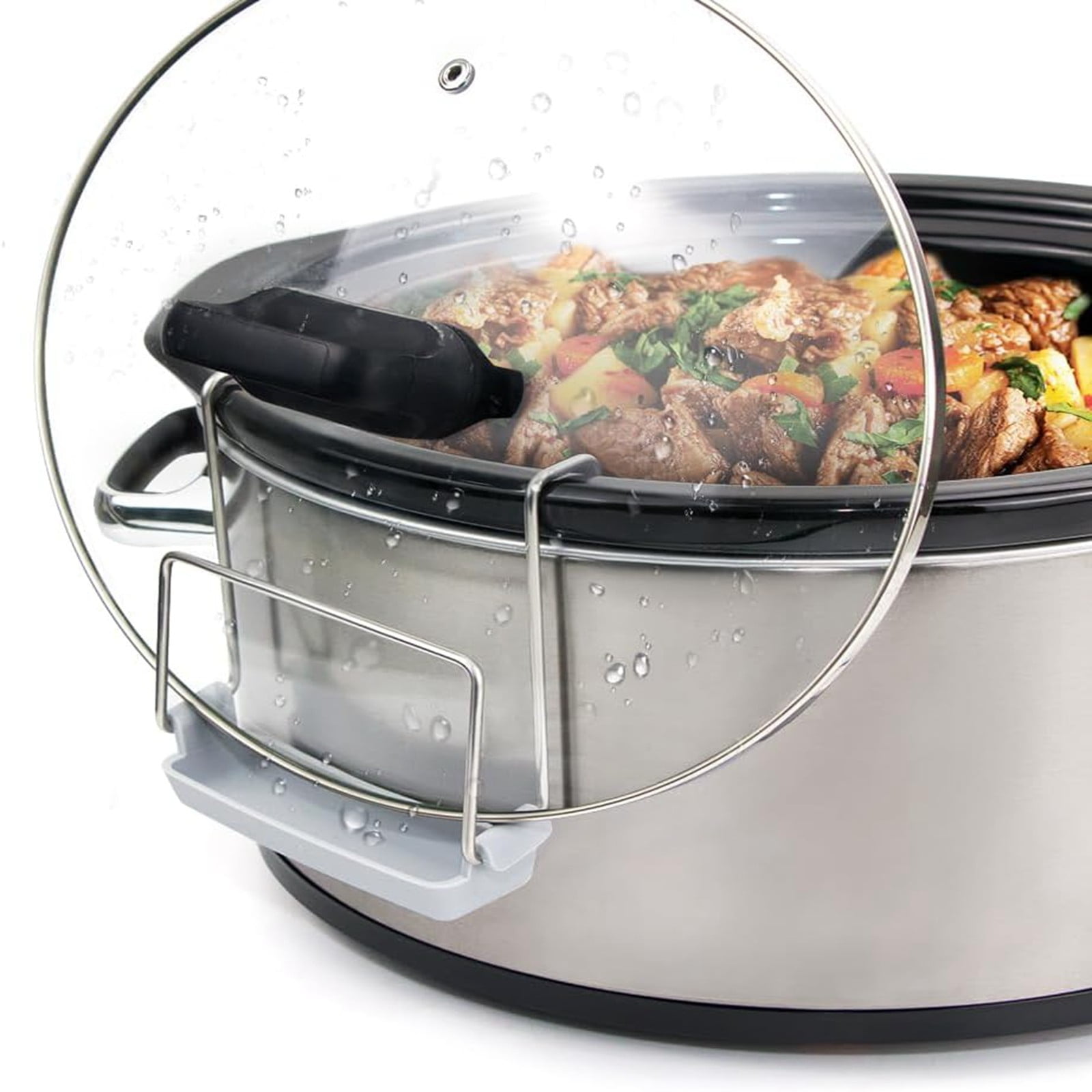 Slow Cooker Lid Holder Hands Cooking Pot Lid Holder Rice Pot Lid