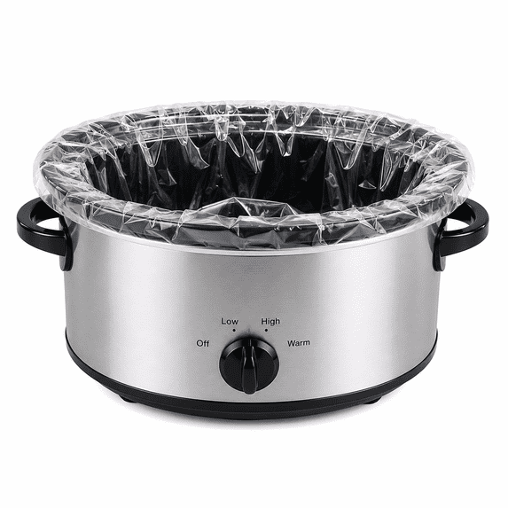 Slow Cooker Liners Disposable Crock Pot Bags, Easy Cleanup, Heavy Duty, BPA Free, Fits 7-8 Qt, Multiple Sizes & Counts
